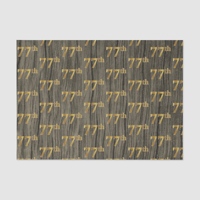 Imitate Wood, Imitate Gold 77. (77.-7.) Veranstalt Seidenpapier (Vorderseite)