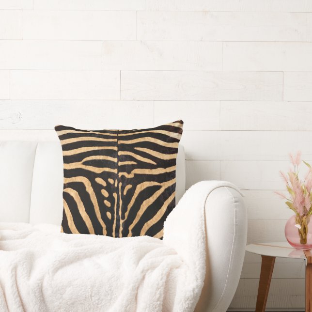 Imitate Zebra Skin Throw Kissen (Liege)
