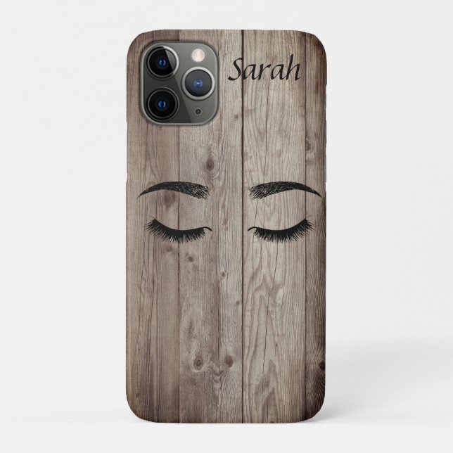 Imitate zeigen Holztextur Case-Mate iPhone Case (Rückseite)