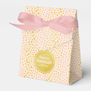 ImitatgoldGlitter Cheetah-Druckmonogramm des Chic Geschenkschachtel