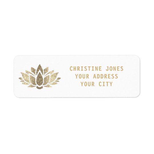 ImitatgoldGlitter-Lotos-Blume