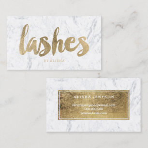 Imitatgoldtypographiemarmor des Peitschenauges Visitenkarte