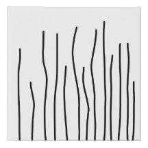 Art Abstrait Black White Lines Minimalisme