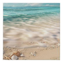 Belle Plage Scène Mur Art