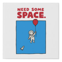 Besoin d'espace drôle ballon d'astronaute Espace P