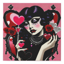 Imitation Canevas La Dahlia Noire