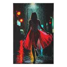 La Femme sous la pluie