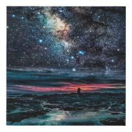 Imitation Canevas Pied dans l'espace faux peintures murales