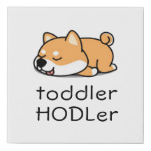 Toddler HODLer Dogecoin Crypto mignon bébé Shiba I