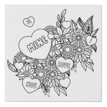Valentines Day Be Les Amateurs De Mines Coloriage