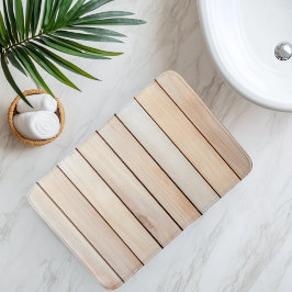 Imitation Holzlatte Badematte