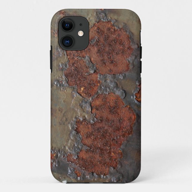 Imitatrostbeschaffenheit (braunes flockiges Case-Mate iPhone hülle (Rückseite)