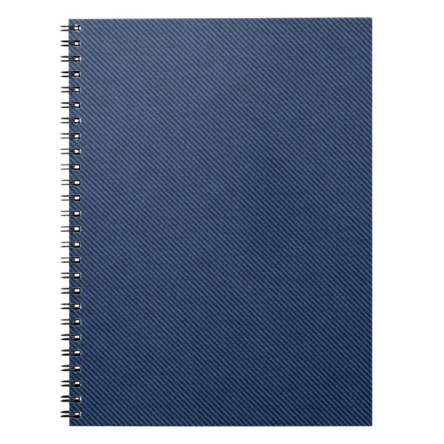 Imitats Blue Denim Notebook Notizblock (Vorderseite)