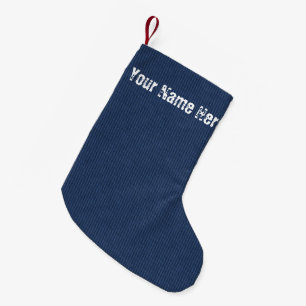 Imitats Blue Jeans Fabric Name Weihnachtsmann Stru Kleiner Weihnachtsstrumpf