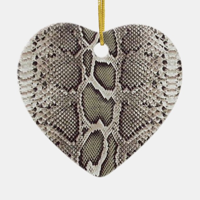 Imitats Boa Constrictor Snakeskin Keramik Ornament (Vorne)