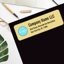 Imitats Gold Company Business-Logo-Rücksendeadress