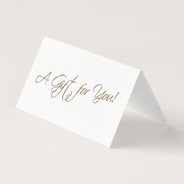 Imitats Gold Foil - ein Geschenk für Sie (Vorderseite)