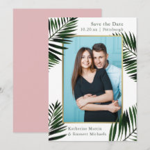 Imitats Gold Frame Rosa Hochzeit Speichern Sie das