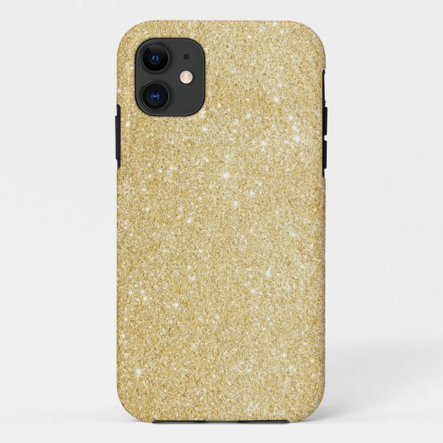 Imitats Gold Glitzer iPhone 5/5 Case-Mate iPhone Hülle (Rückseite)