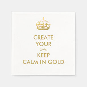 Imitats Gold halten Ruhe und tragen auf Hochzeitsf Serviette