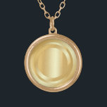 Imitats Gold Look Elegante Glamour Trendy Template Vergoldete Kette<br><div class="desc">Imitats Gold sehen elegant glamourös trendige Template Necklace.</div>