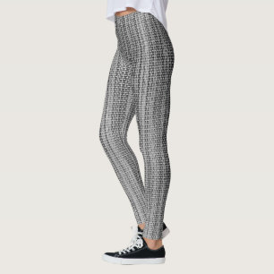Imitats Grau Stoffe Leggings
