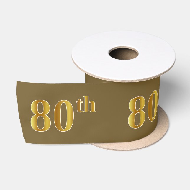 Imitats/Imitation Gold "80." Veranstaltungsnummer  Satinband (Spule)