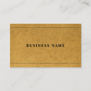Imitats Kraft Paper Company Charming Einfach Schli Visitenkarte