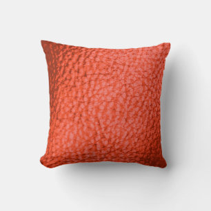 Imitats Leather Lachs Farbgestaltung Kissen