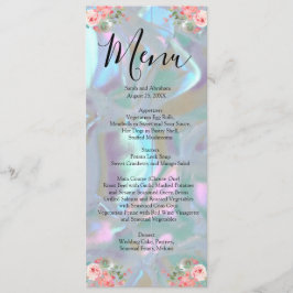 Imitats Mother Mother of Pearl Wedding Menu Menükarte