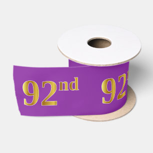 Imitats/Nachahmung Gold "92." Veranstaltungsnummer Satinband