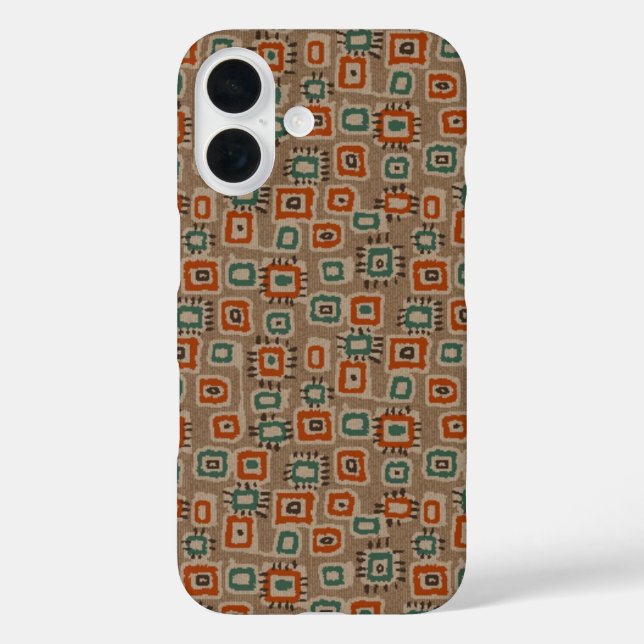 Imitats Old Cloth Patches iPhone Case (Rückseite)