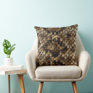 Imitats Rattlesnake Snakeskin Kissen