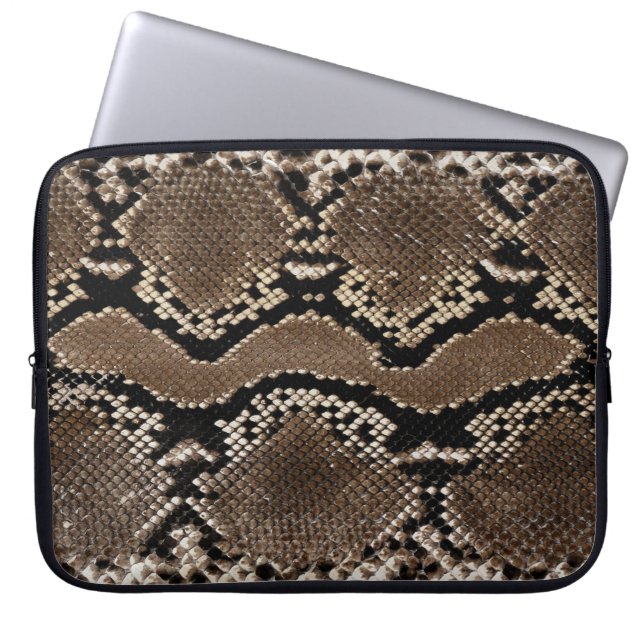 Imitats Rock Python Snake Skin Laptopschutzhülle (Vorderseite)
