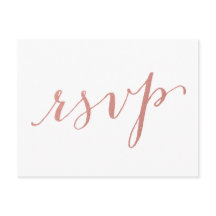 Imitats Rose Gold Fossil Glamour | Postkarte für H