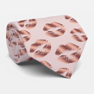 Imitats Rose Gold Lifte Muster Funny Neck Krawatte