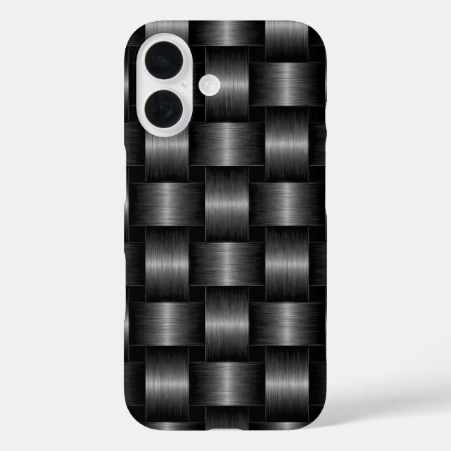 Imitats Silver Gray Metal iPhone Case (Rückseite)
