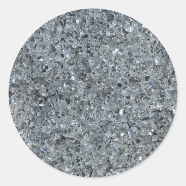 Imitats Sparkle Runder Aufkleber (Vorderseite)
