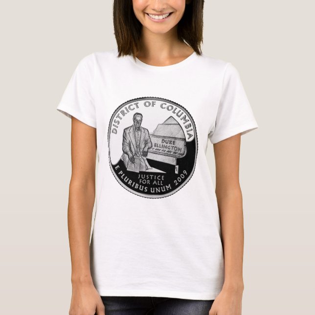 Imitats Washington District of Columbia Quarter T-Shirt (Vorderseite)