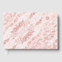 Imitats White Lace Fishnet Gästebuch
