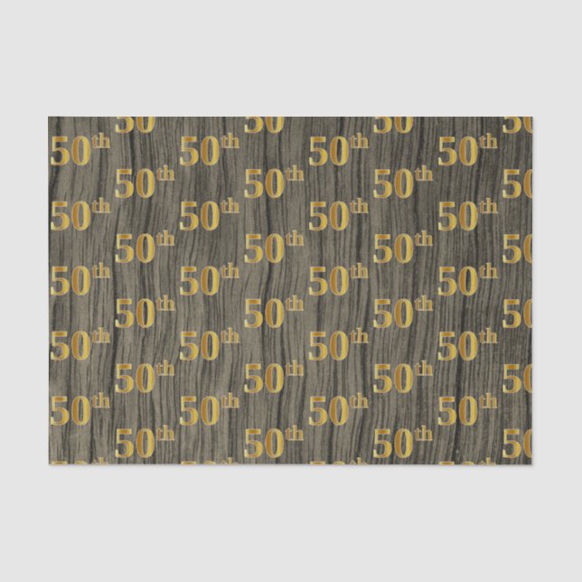 Imitats Wood, Imitats Gold 50. (Fünfzigste) Verans Seidenpapier (Vorderseite)