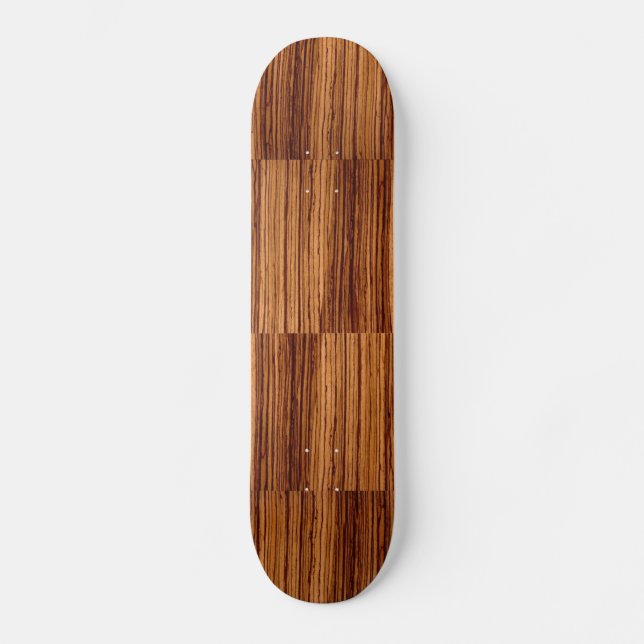 ImitatZebrawoodwoodgrain-Führungskraft Skateboard (Vorderseite)