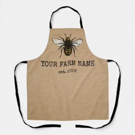 Imker Apiarist Beer Honigbienen Honeycomb T Schürze