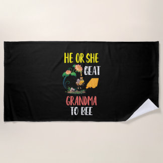 Imker Art Great Oma to Bee 2 Strandtuch