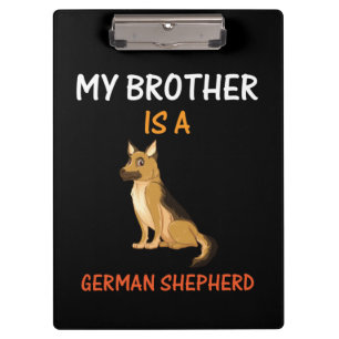 Imker Art Mein Bruder ist ein deutscher Hirte Klemmbrett