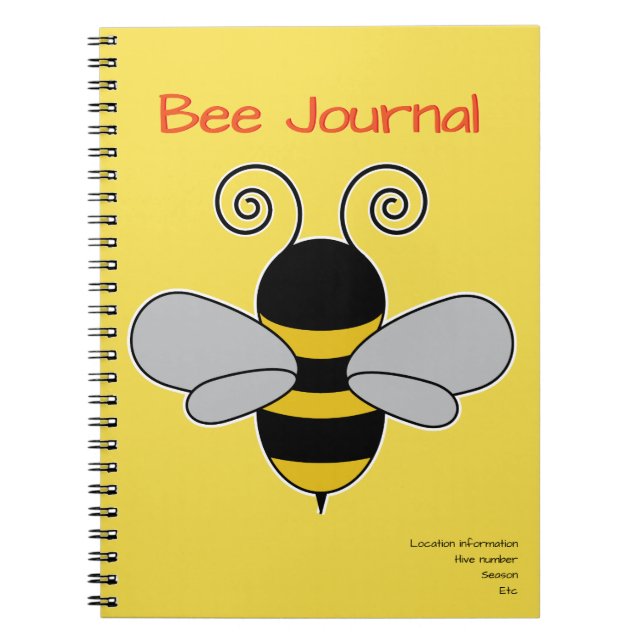 Imker-Bienen-Zeitschriften-Bienenstock Notizblock (Vorderseite)