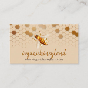 Imker Bienenstock Wabe Visitenkarte