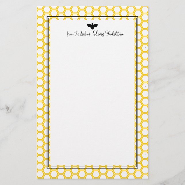 Imker Briefpapier (Vorderseite)