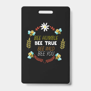 Imker-Geschenk   Biene Demütig Biene Wahr Ausweis