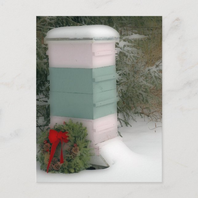 Imker Holiday Postkarte (Vorderseite)
